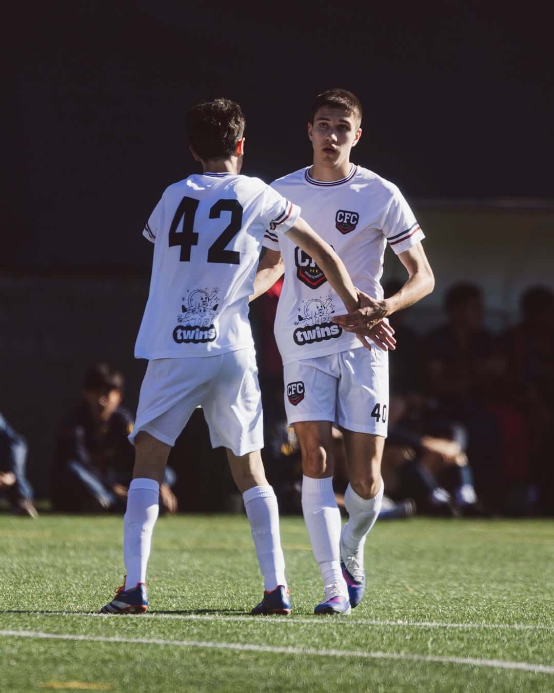 Os sub-19 e os sub-16 defrontaram hoje o Marcet FU, num treino conjunto que reforçou a ligação e (2)